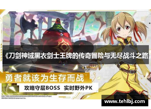 《刀剑神域黑衣剑士王牌的传奇冒险与无尽战斗之路》